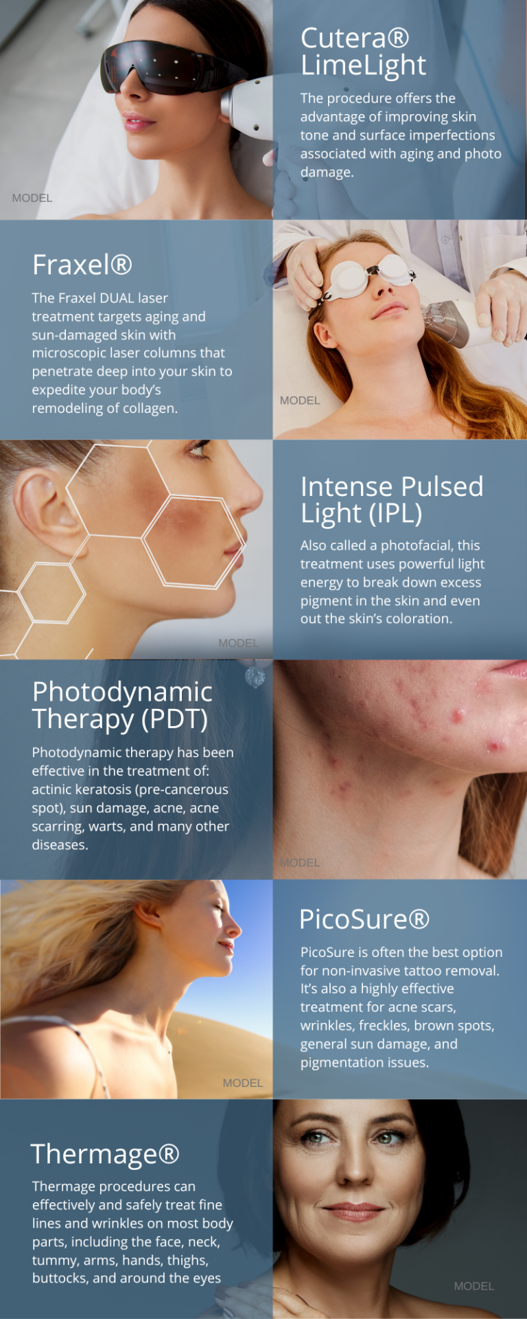 (INFOGRAPHIC) The Best Sun Damage Treatment Options Available at 