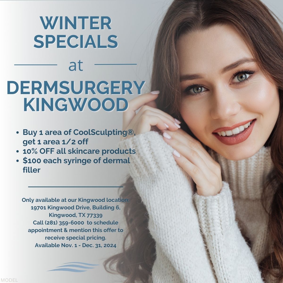 Kingwood Spa’s November - December 2024 Special